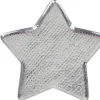 TP Metall-Dekotablett Stern 36Cm Silber Clearance