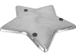 TP Metall-Dekotablett Stern 36Cm Silber Clearance