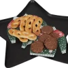TP Metall-Dekotablett Stern 36Cm Schwarz Discount