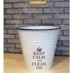 TP Metall-Eimer Keep Calm 10 Liter Hot