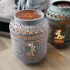 TP Metall-Laterne Oriental 18X25Cm Hellgrau Outlet