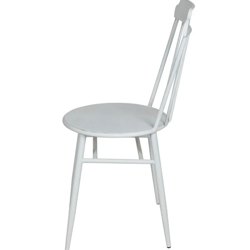 TP Metallstuhl Scandi 48X88X43Cm Antik-Weis Outlet