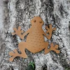 TP Metall-Wanddeko Frosch Rusty 23,5X23Cm Rostbraun Clearance