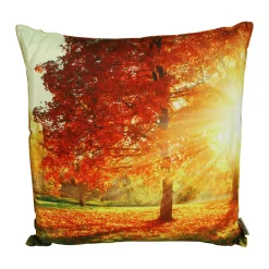 TP Outdoorkissen Herbstbaum Mit Sonnenstrahlen 45X45Cm New