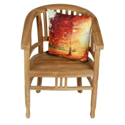 TP Outdoorkissen Herbstbaum Mit Sonnenstrahlen 45X45Cm New