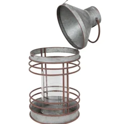 TP Outdoor-Laterne Aus Zink Mit Glaseinsatz 51,5Cm Discount