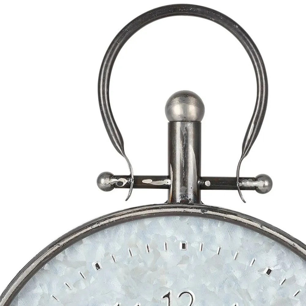 TP Outdoor Metall-Wanduhr Verzinkt 31,5X46Cm Clearance
