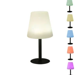 TP Outdoor-Solar-Tischlampe Mit Farbwechsler 15X30Cm