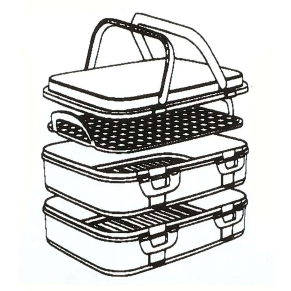 Jelenia Plast Partycontainer Mit 2 Etagen Und Einsatz Clearance