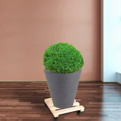 TP Pflanzenroller Aus Buchenholz 30X30Cm