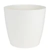 Pseudohersteller Pflanztopf Ella Mit Rollen 34,5X31Cm Cremeweis/Matt