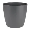 Pseudohersteller Pflanztopf Ella Mit Rollen 34,5X31Cm Anthrazit/Matt New