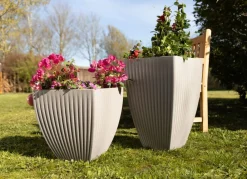 Jelenia Plast Pflanztopf Lotus 39X42X39Cm Sand