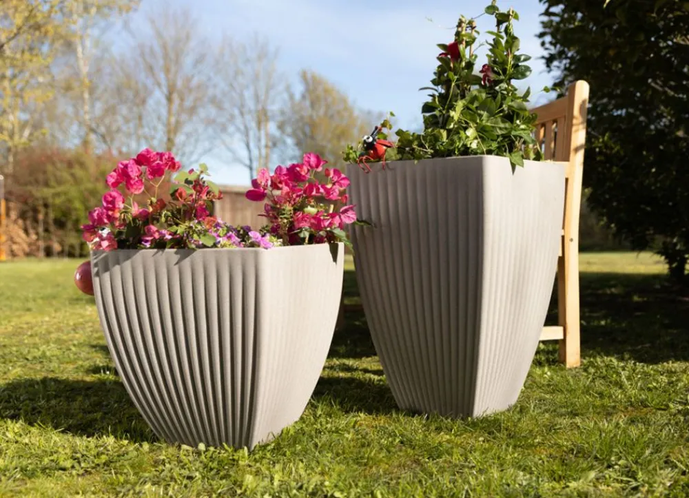 Jelenia Plast Pflanztopf Lotus 39X42X39Cm Sand