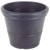 Pseudohersteller Pflanztopf Siena Rillen 52X43Cm Anthrazit Best