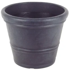 Pseudohersteller Pflanztopf Siena Rillen 52X43Cm Anthrazit Best
