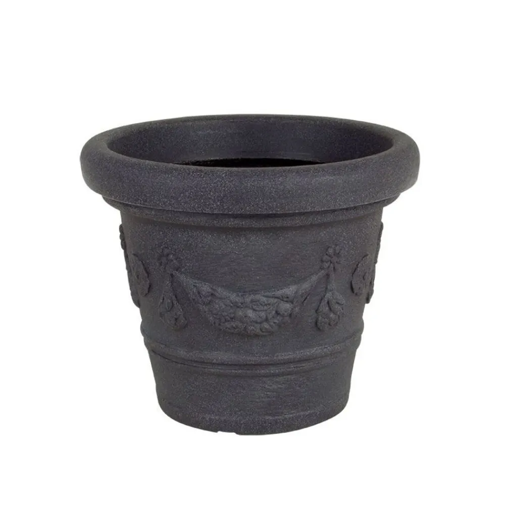 Pseudohersteller Pflanztopf Siena 29X24Cm Anthrazit Sale
