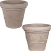 Jelenia Plast Pflanztopf Siena 37X33Cm Sand Discount