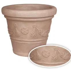 Pseudohersteller Pflanztopf Siena 29X24Cm Sand Discount