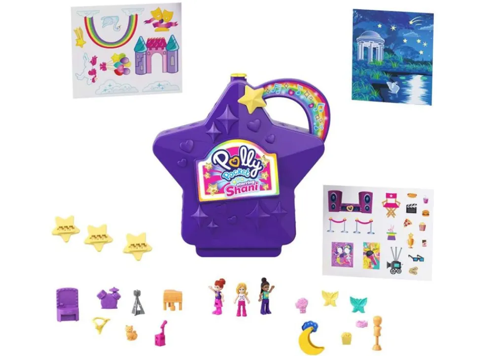 Mattel Polly Pocket Hgt17 Talentshow-Schatulle Best