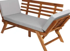 Joy Company Polsterauflage Fur Gartenbank Hellgrau