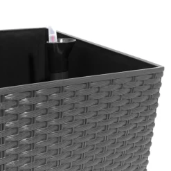 Prosperplast Polyrattan-Blumenbank Mit Bewasserung 80X32Cm Anthrazit Sale