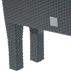 Prosperplast Polyrattan-Blumenbank Mit Bewasserung 80X32Cm Anthrazit Sale