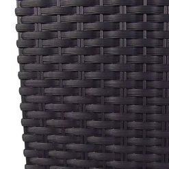 Prosperplast Polyrattan-Pflanztopf Mit Einsatz 26X50,5X26Cm Anthrazit New