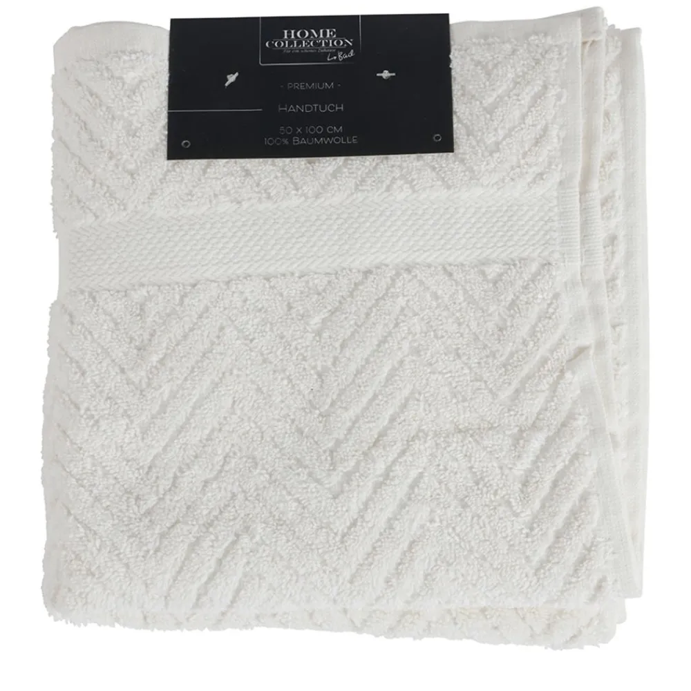 Home Collection Premium Duschtuch 70X140Cm Naturweis New