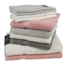 Home Collection Premium Duschtuch 70X140Cm Naturweis New