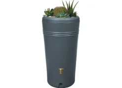 4rain Azura 2In1 Regenspeicher 230L Mit Pflanzschale Graphitgrau Outlet