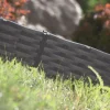 Prosperplast Rasenkante Ibra Border Rattanoptik 3,9M Anthrazit Hot