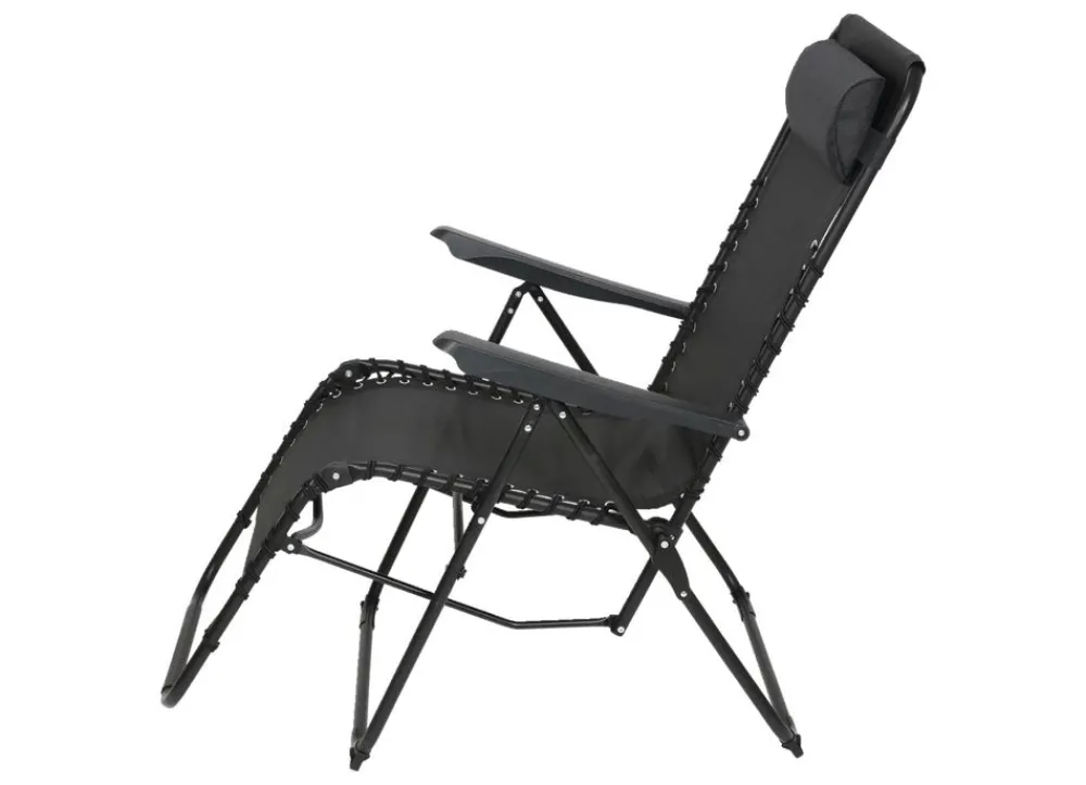TP Relaxsessel Mit Kopfpolster Schwarz Sale