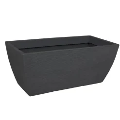 Jelenia Plast Rillen-Pflanztrog 79,5X34X39Cm Anthrazit Best