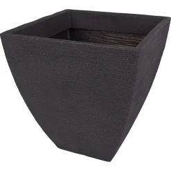 Jelenia Plast Rillentopf Quadratisch 39X39X42Cm Anthrazit