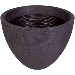 Jelenia Plast Rillentopf Rund 31Cm Anthrazit Sale