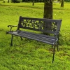 Sunny Moments Rosen-Parkbank Schwarz