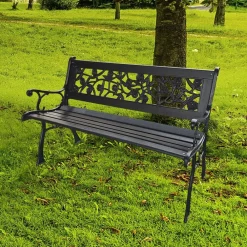 Sunny Moments Rosen-Parkbank Schwarz