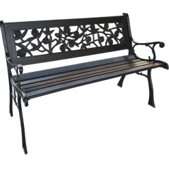 Sunny Moments Rosen-Parkbank Schwarz