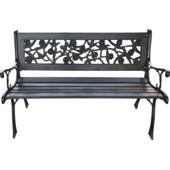 Sunny Moments Rosen-Parkbank Schwarz