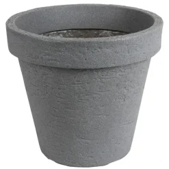 Jelenia Plast Runder Pflanztopf Pisa 39X35Cm Steingrau Best