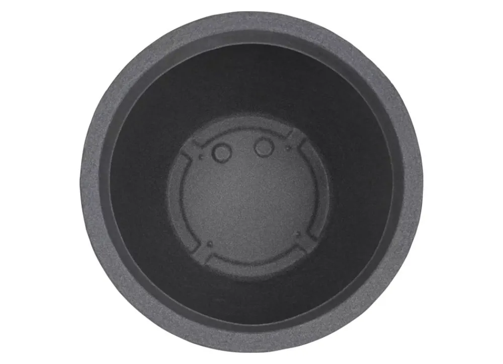 Jelenia Plast Runder Pflanztopf Stone 48X37,5Cm Grau