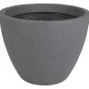 Jelenia Plast Runder Pflanztopf Stone 39X31Cm Grau Sale