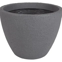 Jelenia Plast Runder Pflanztopf Stone 39X31Cm Grau Sale
