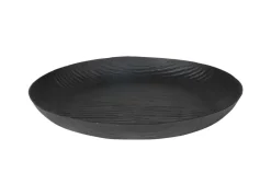 TP Rundes Metall-Dekotablett 37Cm Schwarz Clearance