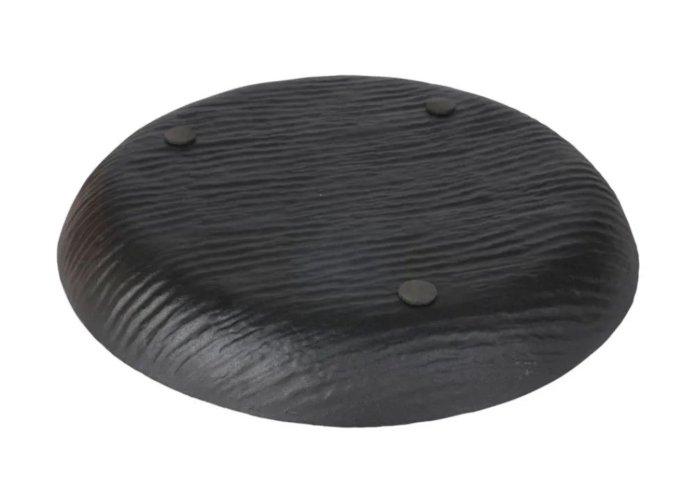 TP Rundes Metall-Dekotablett 37Cm Schwarz Clearance