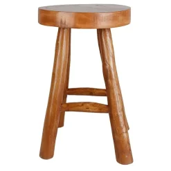TP Rustikaler Hocker Kansas Aus Teakholz 30X45Cm Online