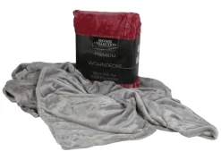 Home Collection Samtweiche Kuscheldecke 150X200Cm Silbergrau Best