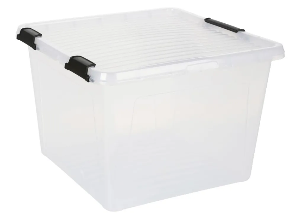 TP Scharnierbox Mit Deckel 40X27X40Cm Transparent Hot