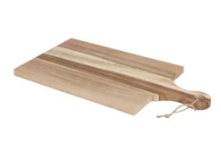 TP Schneid- Und Servierbrett Aus Akazienholz Mit Griff 41X27Cm